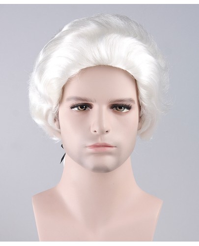 White Colonial Wig